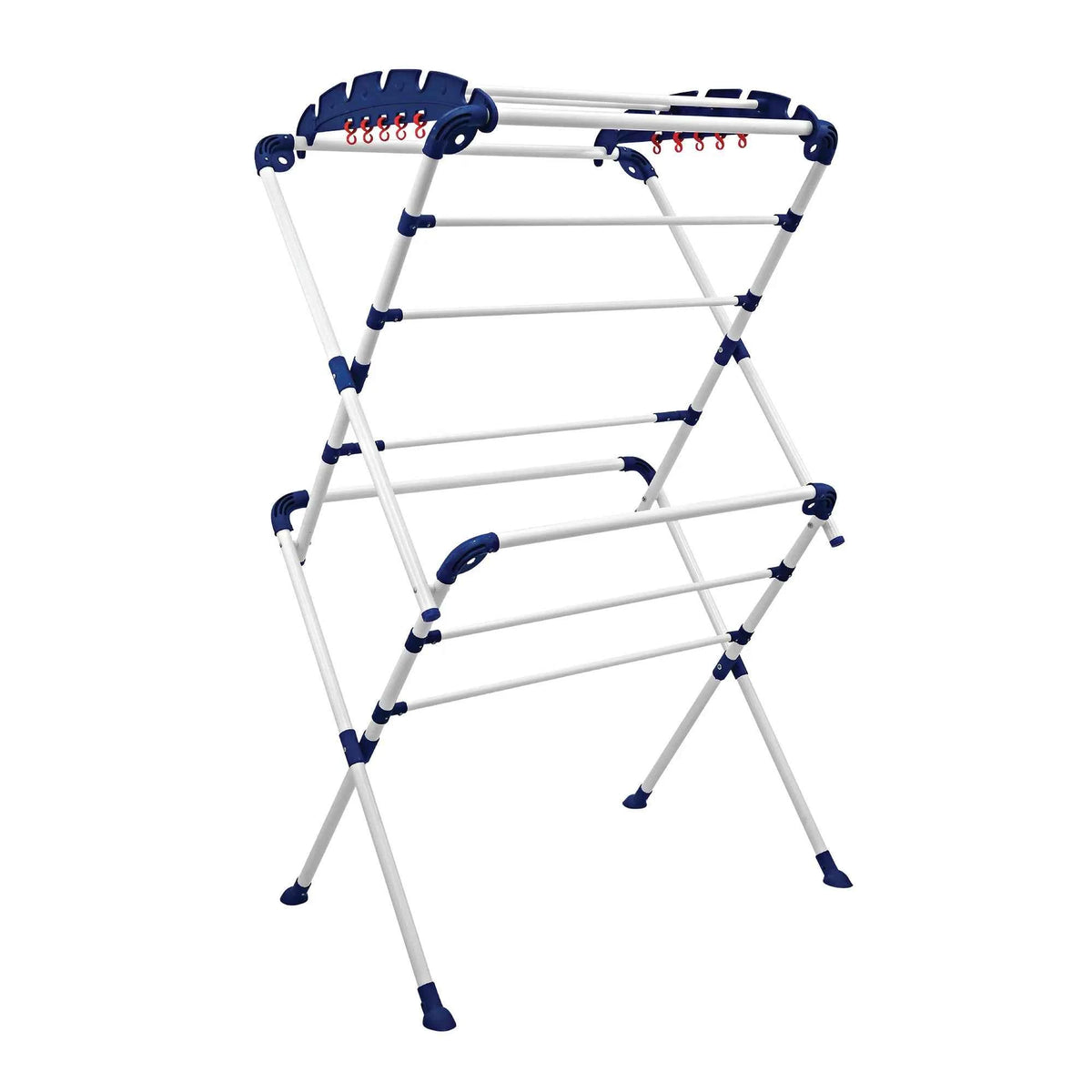 TNT Foldable Multi Layer Clothes Drying Stand with Hanger Hooks