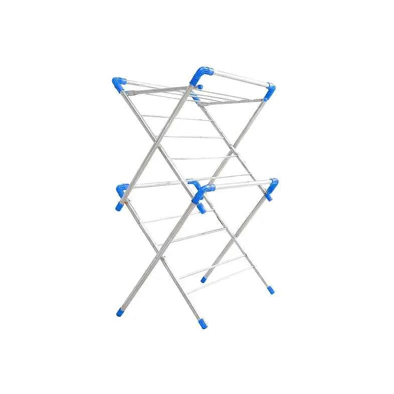 TNT Steel Foldable Clothes Drying Stand – 12 & 15 Rod, Optional Wheels