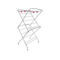 Steel Foldable Clothes Drying Stand for Home | 9, 12, 15 Rod with Optional Wheels