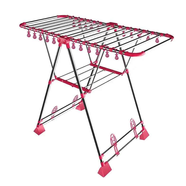TNT – The Next Trend Premium SS Cloth Stand with Multi-Level Drying & Folding