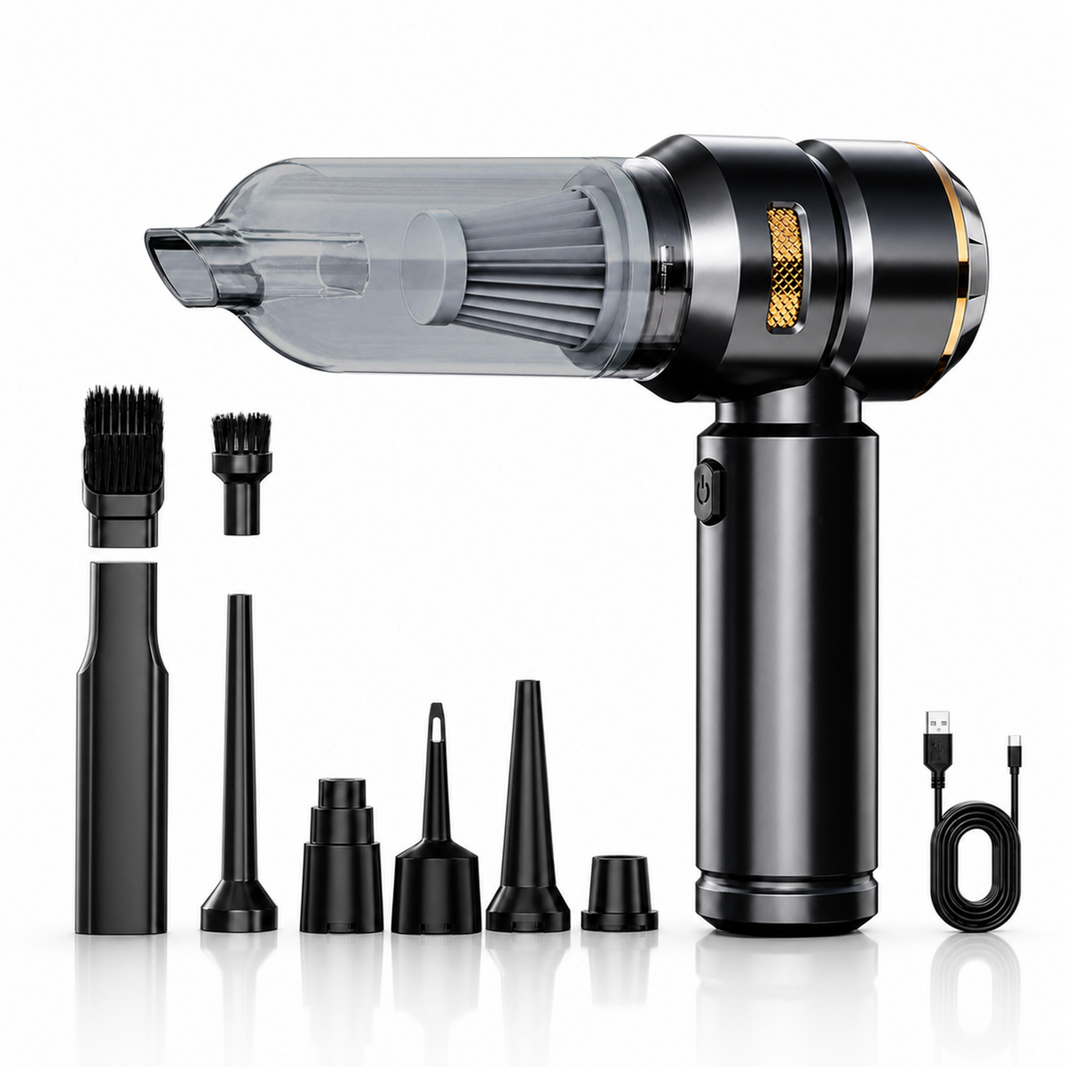 TNT Portable Cordless Handheld Vacuum Cleaner & Air Blower (12,000Pa / 16,000Pa / 20,000Pa)