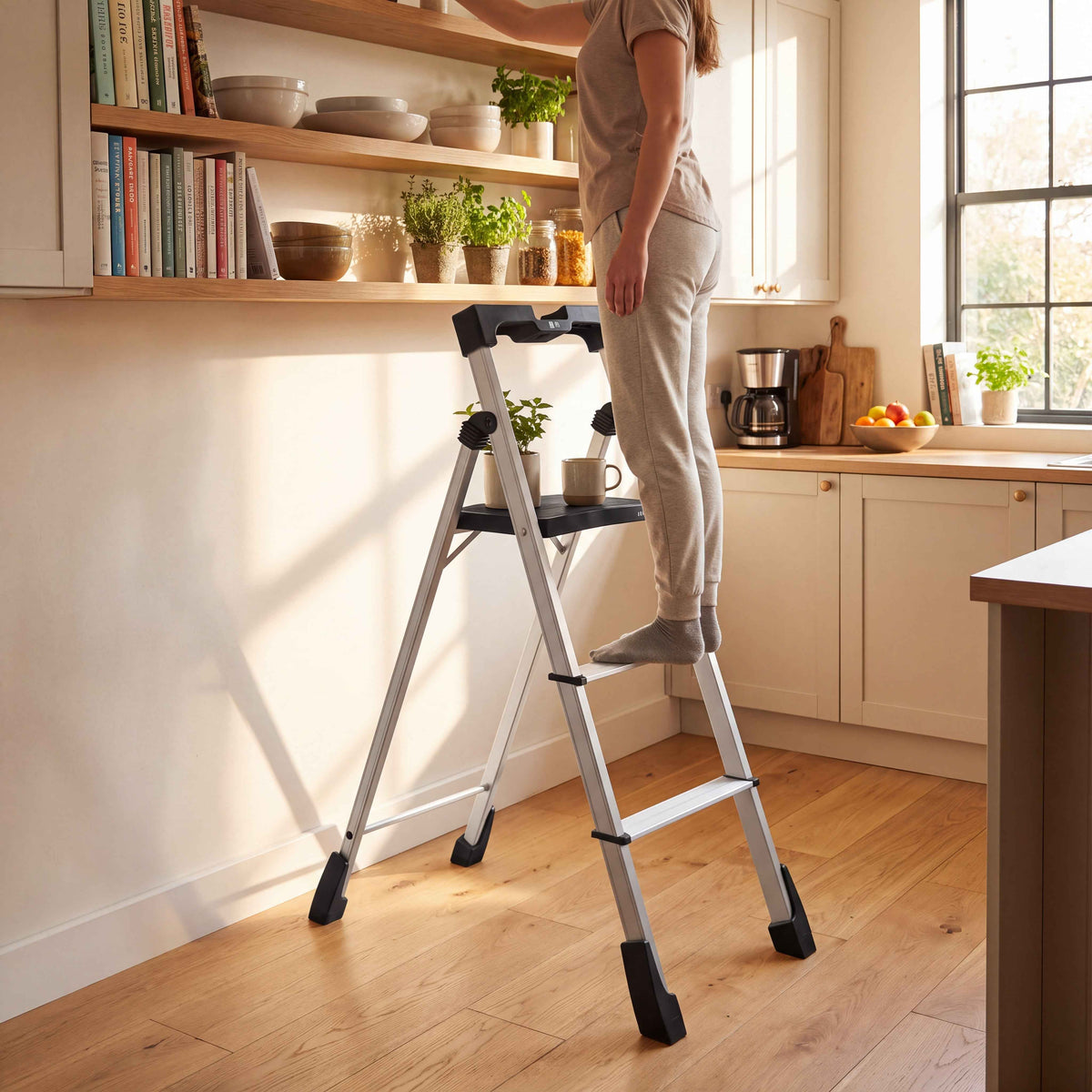 TNT Foldable Step Ladder for Home – 3 to 7 Step | Leda