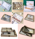 TNT Decorative Nested Serving Tray Set (MDF, Melamine, MDF Premium & Bamboo)
