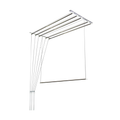 Ceiling Mounted Clothes Drying Rack – Stainless Steel Rods with Rope System