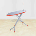 Mesh Special Heavy-Duty Folding Ironing Board with Iron Rest, Bottom Storage Rack