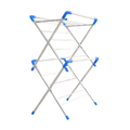 Foldable Clothes Drying Stand - Stainless Steel Cloth Dryer Rack (12 & 15 Rod Options)